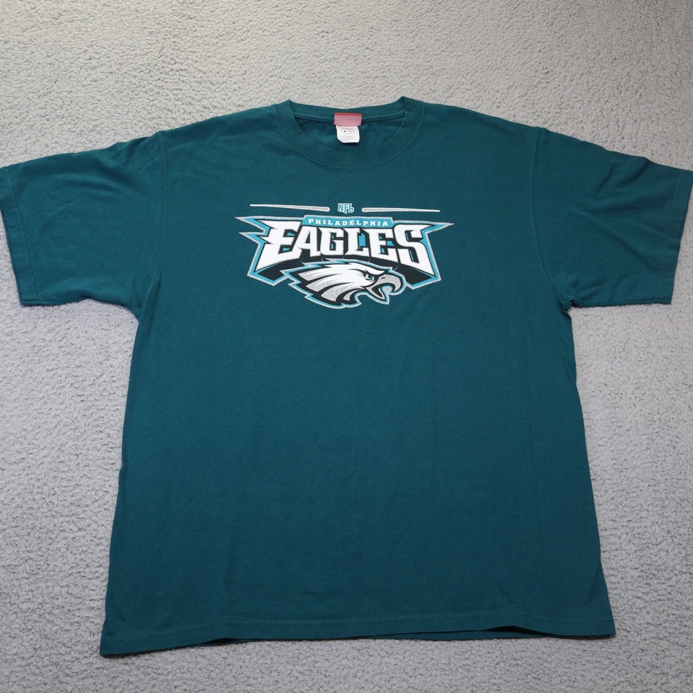 NFL Philadelphia Eagles Graphic T-Shirt Mens XL Green Short Sleeve VF Imagewear